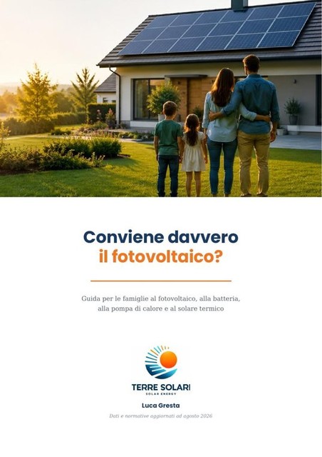Copertina della guida Conviene davvero il fotovoltaico?